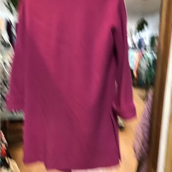 J.G. hook ladies 6 pink wool long coat - Picture 5 of 5